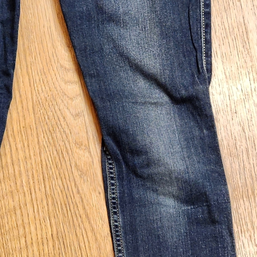 Hollister Dark Wash High Rise Women's Blue Jean Leggings Size 7L W28 L30 - Picture 5 of 13